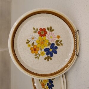 Mikasa Stone Manor Floribunda Salad Plates Set of 3 Japan